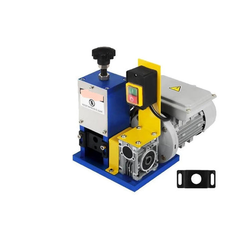 Top Tier Portable Electric Wire Stripping Machine For Scrap Copper Recycling High Speed Cable Cutter 1.5-25mm with motor and controls.