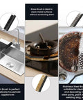 13 Pack Carbon Steel Wire Wheel Brush Set For Drill Heavy Duty Multipurpose Cleaning Tool With Nylon Brass And Stainless Steel Bristles