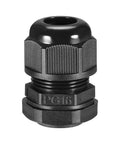 Two Hole PG16 Cable Gland Waterproof IP68 Nylon Joint with Adjustable Locknut for 4.3 to 6.1 mm Wires