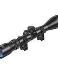 3-9x40 Crosshair Riflescope with R4 Reticle and 11mm Dovetail Mounts for Airsoft 10/22 Rimfire and .22 Pellet Guns .22LR .177 Black