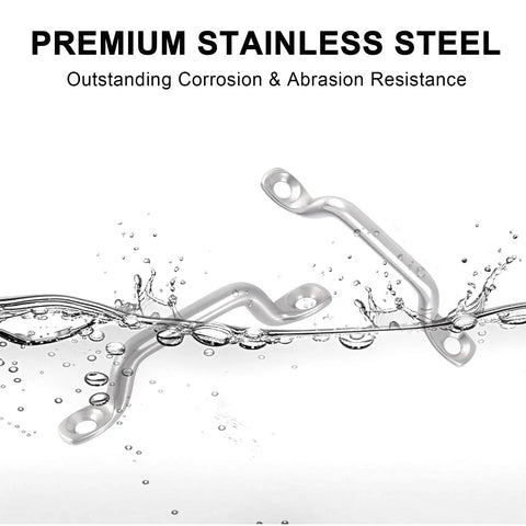 1 Inch Stainless Steel Pad Eye Hook Footman Loop For Boats And Marine Use, Heavy Duty Pad Eye Mount Kit submerged in water