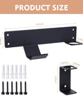 Heavy Duty Wall Mount Jack Stand Organizer For Floor Jacks And Hydraulic Trolleys Universal Truck Jack Holder Brackets For Enclosed Race Trailers Storage Rack For Workshop And Garage with dimensions and mounting accessories