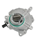 Heavy Duty Brake Vacuum Pump Assembly With 06D145100g close-up view, showcasing metal casing and green seal for power assisted braking.