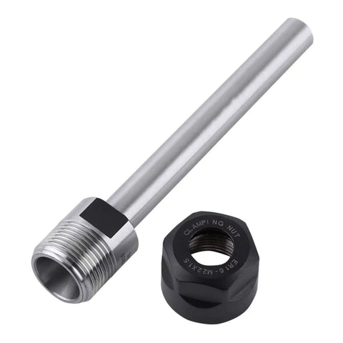 Collet Chuck Holder With Straight Shank For CNC Milling And Lathe Tooling Heavy Duty Clamp High Rigidity Precision Ground Fit with nut