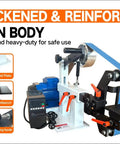 Heavy Duty Belt Grinder Sander With Badass 1500 Watt Variable Speed Metal Polishing Machine and 72 Inch Flat Arc Wheels with iron body.