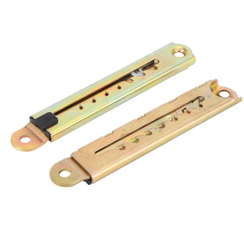 Adjustable Headrest Lifting Hinge Kit For Sofas And Beds Corrosion Resistant Iron Construction 2 Pack 7 Speed Mechanism