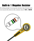 Illustration of 1 Megohm resistor in Anti Static Wrist Strap Kit With 11 Inch Grounding Wristband, Alligator Clip.
