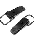 Universal Car Bumper Security Hook Lock Clips Kit Quick Release Hook Clips for Trunk and Bumpers Fenders Carbon Fiber Pattern