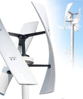 Upgraded 12000W Vertical Axis Wind Turbine Kit With MPPT Controller For 12V 24V 48V And 220V Systems Off Grid Hybrid Solution.