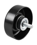 Heavy-Duty LS Drive Serpentine Belt Idler Pulley For 4.8 5.3 6.0 6.2L Chevy Silverado GMC Sierra close-up side view.
