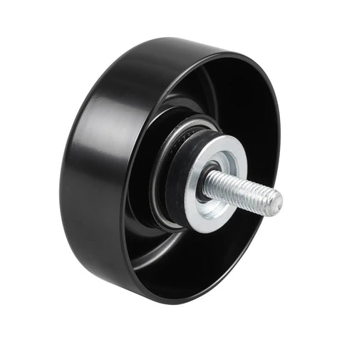 Heavy-Duty LS Drive Serpentine Belt Idler Pulley For 4.8 5.3 6.0 6.2L Chevy Silverado GMC Sierra close-up side view.
