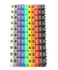 Clip On Wire Markers Set Colorful Cable Number Labels for Easy Color Coded Wiring Tube Cable Markers for Marking Cables