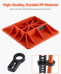 VEVOR High Lift Jack Base And Handle Keeper 11.6 Inch Off Road Support Stand With 7000 Pound Capacity durable PP material design