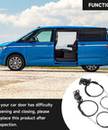 Honda Odyssey with Power Sliding Door Cable Kit, product detail in inset, for 2005-2010 models, improving smoothness and reliability.