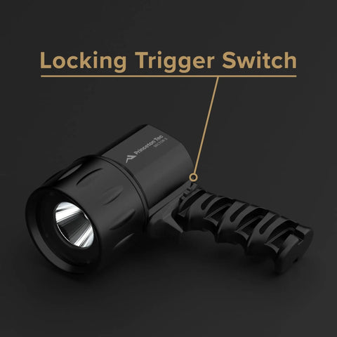 Sector 5 Spotlight Dive Light With Wide Beam IPX8 Waterproof To 100 Meters Built Tough For Scuba And Night Dives Easy Grip Handle