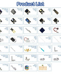 ESP32 IoT Smart Farm Kit for Arduino Scratch App Controlled STEM Coding Kit with Sensor Pack Hands On Wood House Building Toy Educational STEM Kit for Kids 12 Plus Learn Smart Agriculture and Home Automation. Product list of ESP32 controller board, sensors, cables, pump, and wooden board
