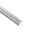 Close-up of Heavy Duty M8x50mm Eye Hooks Screws Kit, 5pc Carbon Steel Hanger Hardware With Hex Nuts For Metal Hooks, Wood Terminals, Eyelet Rings, Ring Hooks And Bolts Set.
