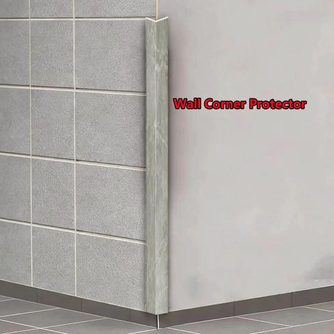 Self Adhesive PVC Wall Corner Protector L Shaped Marble Grain Edge Guard For Doors Windows And Furniture Black Durable