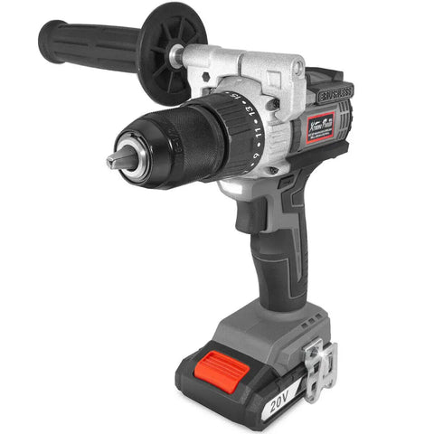 20V Max Brushless Cordless Combo Kit With Li Ion Battery Five Tool Set In One Carry Bag For Drilling Driving Impact Workhorse