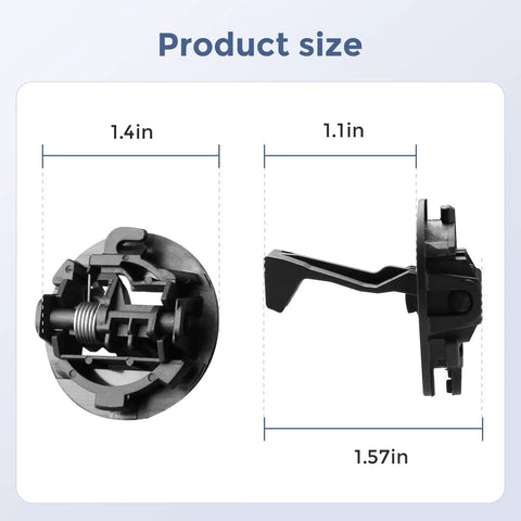 Product size display of Washer Lid Strike Replacement That Fits Maytag And Whirlpool Washers, Durable Door Lock Part