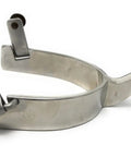 Longhorn Floral Show Spurs For Men With One Inch Stainless Band Two Inch Shank One And One Eighth Inch Ten Point Stainless Rowels