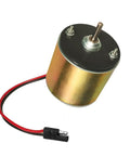 Heavy Duty Deer Feeder Motor 6 To 12 Volt With One Quarter Inch Drive Shaft For Game Feeders, Durable, Efficient, Versatile, S Plug Connector, Easy Install, Works With Most Power Control Units. 1/4 inch shaft deer feeder motor with S plug connector