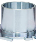 30 Mm Template Guide With Quick Fastening Lock For Router Builds Dead Nuts Secure Grip, silver metal guide with locking features.