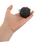 Adjustable Rubber Brake Blocks For Roller Skates And Quad Skates High Efficiency Toe Stoppers Easy To Install shown in hand