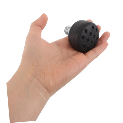 Adjustable Rubber Brake Blocks For Roller Skates And Quad Skates High Efficiency Toe Stoppers Easy To Install shown in hand