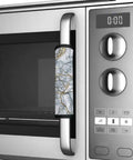 Fridge Door Handle Covers Set Of 8 For Appliances, Long And Short Fits, Grey Gold Marble Design on microwave handle