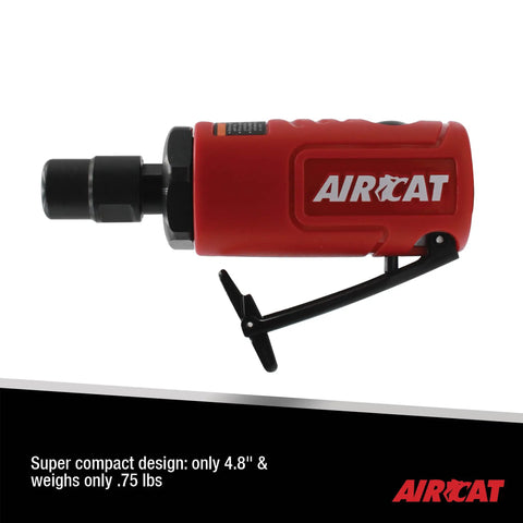 Legit.3 Hp Mini Straight Die Grinder With 25000 Rpm Air Powered Motor and Quiet Exhaust, compact design, 4.8 inch size for heavy-duty tasks.