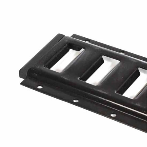 Horizontal E Track Rail End Caps For Trailers And Trucks, Durable Black Plastic End Protectors To Smooth Sharp Rail Ends, 3-3/4 in.