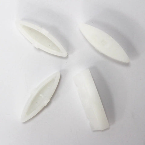 Toilet Seat Bumper Kit Replacement For Worn Out Seat Bumpers, Pack Of 4, White, Just Snap In, Compatible With K-3597, K-4636, K-4713, K-4732, K-4733