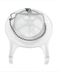Heavy Duty Toilet Flapper Replacement Compatible With Ga715014 GEG1 Featuring Transparent Body with Stainless Steel Chain Hook