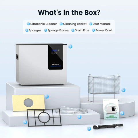 40 Kilohertz Ultrasonic Resin Cleaner And Wash Station For 3D Prints Hella Easy Sla Dlp Model Scrubber That Knocks Out Uncured Residue Fast Using Isopropyl Alcohol