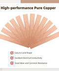 Twelve Piece Pure Copper Anode Sheets For Electroplating Strips Sized At Point Zero Zero Four X One X Six Inches, displaying layered strips.