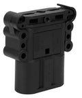 Heavy Duty 160A Wire Connectors Plugs Rated At 150V For Electric Forklifts And Stackers High Current Capacity male electrical connector close-up.