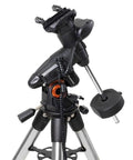 Advanced VX Equatorial Mount With Dual Saddle Plate And Polar Axis Finder For Serious Stargazing on steel tripod