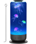 Jellyfish Lamp With 7 Color Changing LEDs Realistic Floating Tank Aquarium Night Light Two Chill Modes For Relaxation Or Sleep