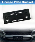 Front Bumper License Plate Frame And Mounting Bracket For Honda Accord LX 2023 2024 2025 Replacement ABS Holder installation