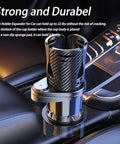 Smooth Rides Only 2 In 1 Cup Holder Expander For Rivian R1S R2 Center Console Organizer with a durable design inside car console.