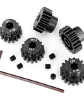 Beefed Up High Speed Pinion Gear Set 15T 16T 17T 18T 19T 5mm Bore Hardened Steel for RC Buggy SCT Stadium Truck Monster Truck