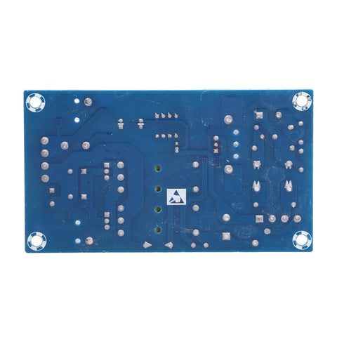 High Power Switching Power Module With Built In Power Supply For Civil And Industrial Control Systems Stable Output Double Sided PCB Design Industrial Grade Reliability Plug And Play Ready For Smooth Automation Projects blue PCB underside with mounting holes