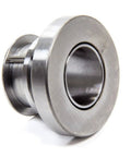McLeod 16515 adjustable throwout bearing, silver metal automotive clutch release bearing, front view
