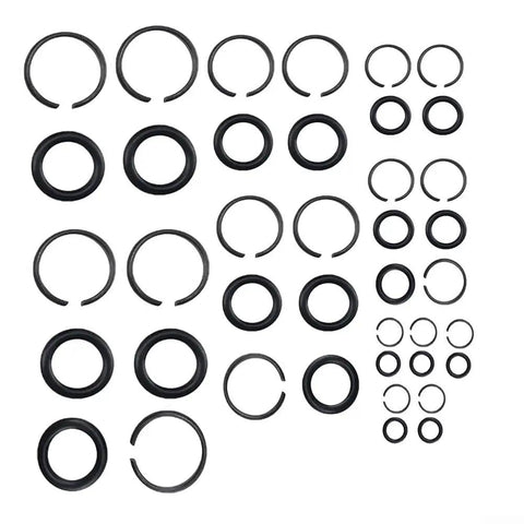 Secure Rock Solid Impact Sockets Fast With Tough Steel Retainer Rings For 38, 12 And 34 Inch Air Wrenches Plus O-Rings To Keep Your Garage Tools Locked In Without Any Slipping Or Losing Parts During Heavy Duty Jobs Today. black steel retainer rings and O-rings for 3/8, 1/2, 3/4, 1 inch impact sockets