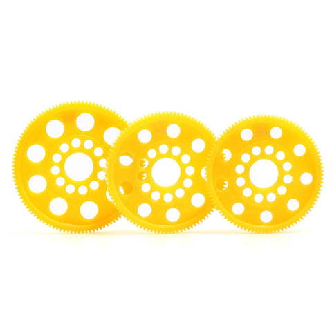 Yellow plastic 64P 96T RC Car Spur Gear for 1/10 scale on-road models
