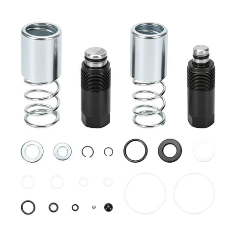 Floor Jack Replacement Parts Kit For 3 Ton Dual Pump Jacks With Piston Plunger Assemblies And Hydraulic Seal Kit components