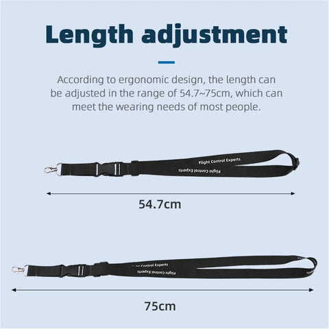 Adjustable Nylon Lanyard For DJI Avata 2 Avata FPV Remote Controller 3 2 Phantom 3 4 RC Transmitter Neck Strap 54.7-75 cm