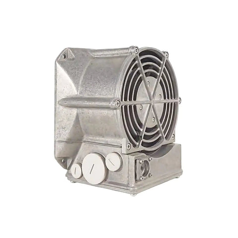 Heavy Duty Servo Spindle Motor Controller W2D160EB2212 400VAC 0.25A featuring cooling fan, robust metal design for machine operation.