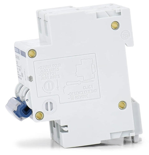 Top Shelf Dc Miniature Circuit Breaker With Dual Poles Offering Solid 80 Amp And 500 Volt Surge Guard For Electrical Panels close-up view